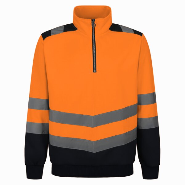 Regatta High Visibility Pro 1/4 Zip Sweatshirt Thumbnail
