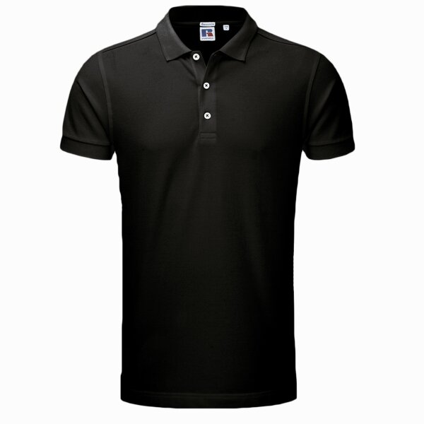 Russell Stretch Piqué Polo Shirt Thumbnail