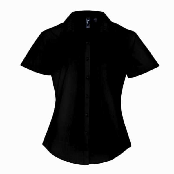 Premier Ladies Supreme Short Sleeve Poplin Shirt Thumbnail