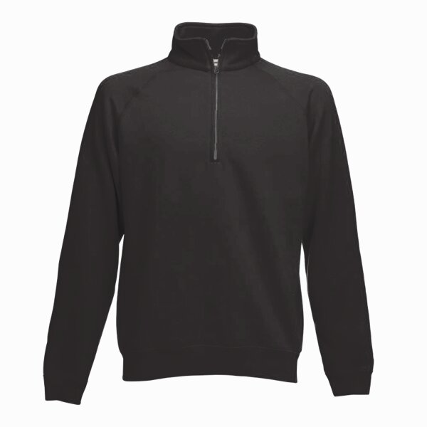 Fruit of the Loom Classic Zip Neck Sweatshirt Thumbnail