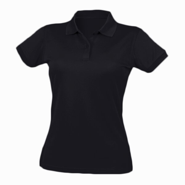 Henbury Ladies Coolplus® Wicking Piqué Polo Shirt Thumbnail